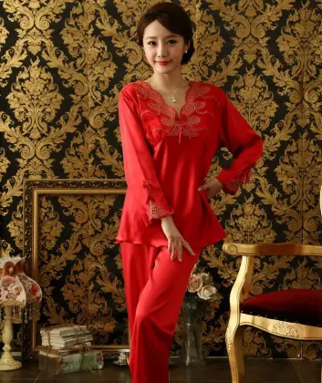 100% silk pajama with sexy less