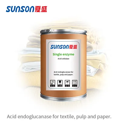 Food grade acid cellulase enzymatic hydrolysis of cellulose