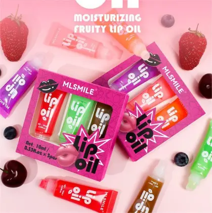 Wholesale Vegan Fruit Flavored Lip Gloss Set Kit