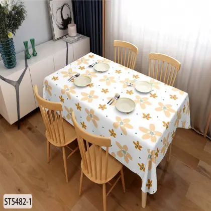 craftsmanship of the PU leather texture tablecloth