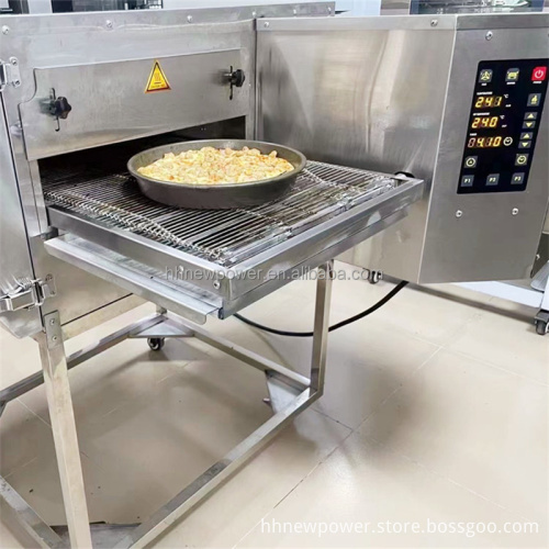 Commercial LPG Gas Electric Hot Air Convection Pizza Oven - 12" to 32" Conveyor Belt Pizza Making Machine