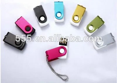 2017 Mini Swivel USB Flash Drive with keychain