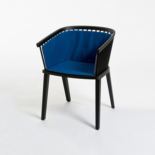 الايطالية تصميم الصلبة الرماد سكريتو النسيج كرسي