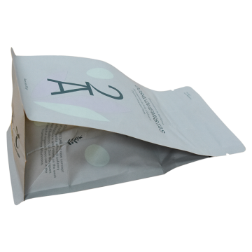 biodegradable Box Bottom Coffee Bag With Valve