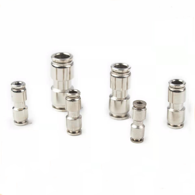 3/8in Male High Pressure Stainless Steel Compression QC Fitting - Hydraulic Quick Connector