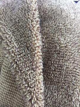 100% Polyester Melange yarn dye Sherpa Fleece