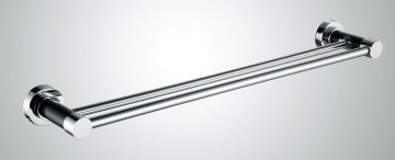 Factory Supplier, 60cm double towel bar, towel bar, towel rail, towel rack, towel hanging rod, double bathtowel shelf