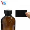 Matte Black Perforated Shrink Bottle Cap Seal