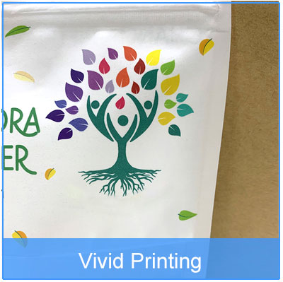 stand up laminated plastic bag