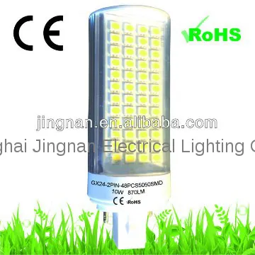 G23 G24 GX24 360 degree led lamp 2pin 10w