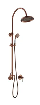 Red Ancient Bronze Shower Column Suit