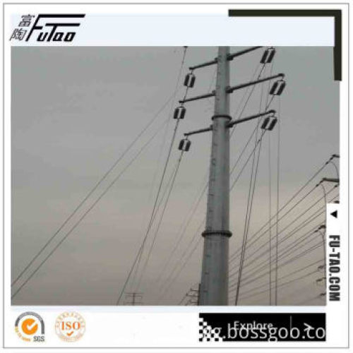 FT 11m 1500dan Electrical Galvanized Steel Pole