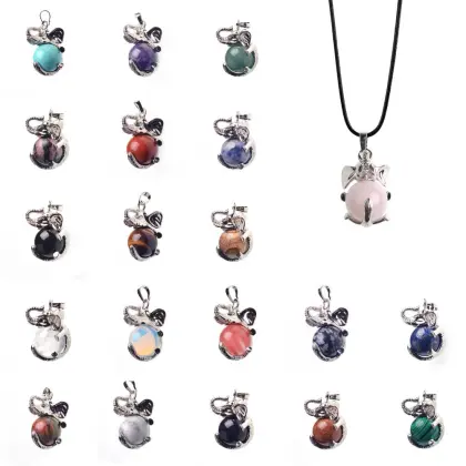 Lucky Mascot Elephant Pregnancy Pendant Necklace Mom