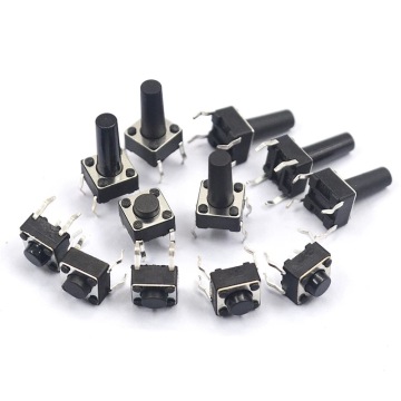 Vertical Light Touch Switches 6x6x4.3-15mm Micro Buttons