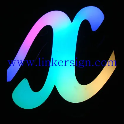 3d led illuminated sign