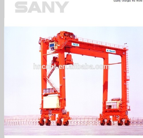 sell china 40 tons rubber tyre gantry crane use in the container yard terminal