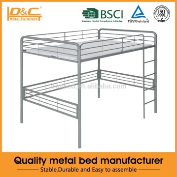 cheap high quality double bed metal double bunk bed