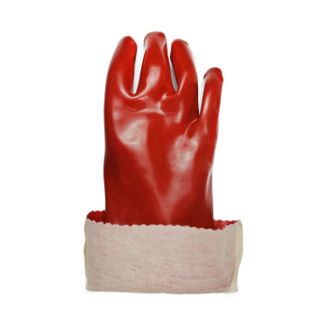 PVC coated chemical resistant gloves