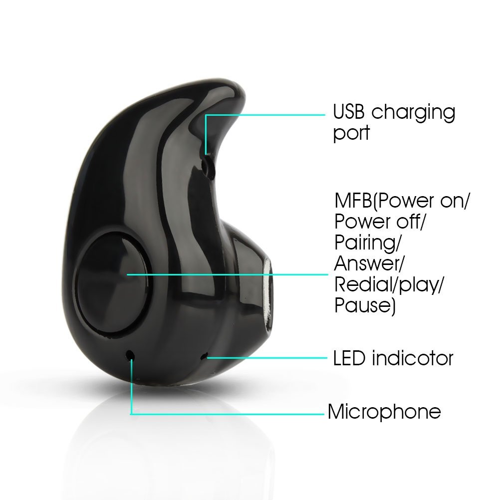 Mini wireless bluetooth headset