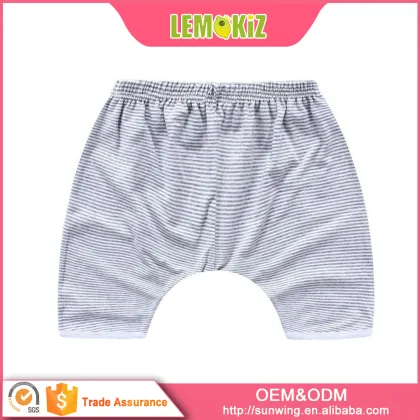 Bulk wholesale kids clothing,fashion cotton kids clothing set children favorite t-shirt and striped harem shorts