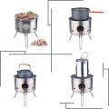 Stainless Steel Outdoor Round Stove