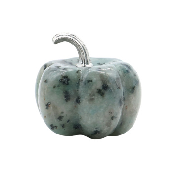 Kiwi Stein 20mm Kürbis Oranment für Home Office Decor handgefertigtes sehnte sich nach Gemüse Obst Steingeschenke