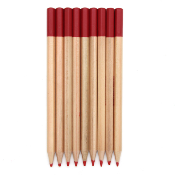 Customized Red Wooden Colored Pencil Bulk Pack - 14 cm in Stock