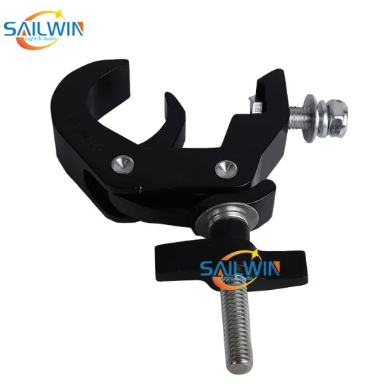 Double Aluminum Truss Light Hook Clamp - TUV/CE Certified Stage Lighting Clamp for DJs