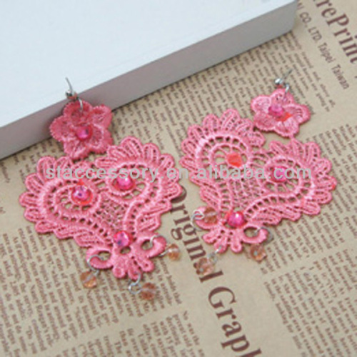 Knitted Macrame Chandelier Earring Fashion Jewelry