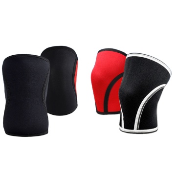 Low MOQ Custom Logo Weightlifting Braces 5mm 7mm Neoprene Knee Sleeves