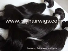 100% brazilian hair weft,high quality,wavy