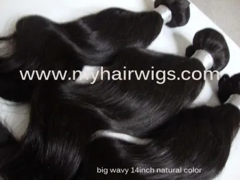 100% brazilian hair weft,high quality,wavy