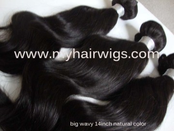 100% brazilian hair weft,high quality,wavy
