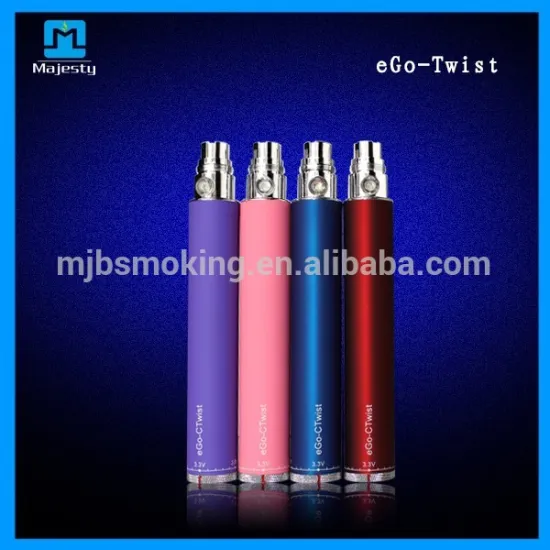Variable voltage ego twist: 3.2V-4.8V, 650mah/900mah/1100mah