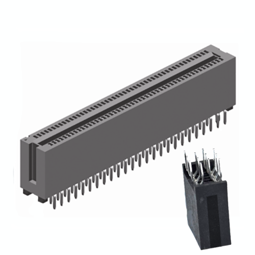 2.54mm Slot Dip Connectors dengan Telinga