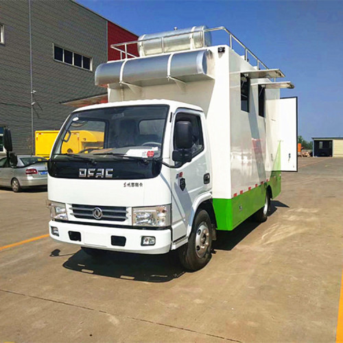 Dongfeng Mobile Kitchen Fast Food Prosing Truck
