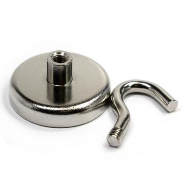 Heavy Duty Magnetic Hooks Made of Neodymium Magnets,Heavy Duty Industrial Strength 110 LB Hold Power