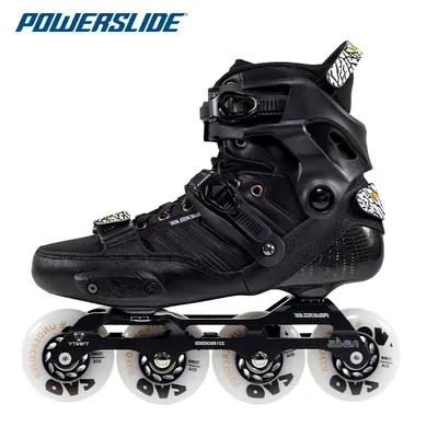 Powerslide Evo: High-End Carbon Fiber Freestyle Inline Skates with Advanced Flashing Rollers