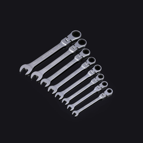 Juego de llave de llave combinada de cáscara flexible de 8 piezas