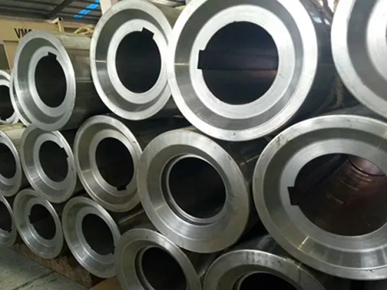 Cast bush and sleeve for sink rolls