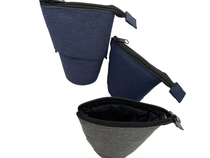 telescopic expandable pencil bag