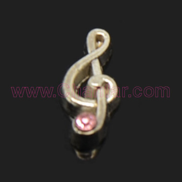Cheap note style small locket charms jewelry hot sale