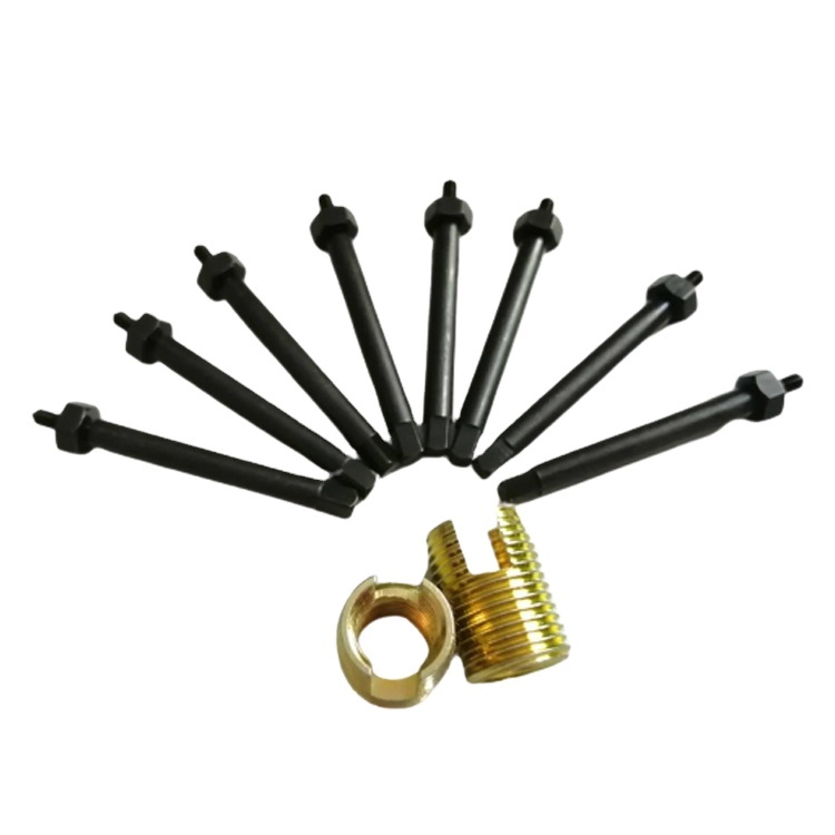M6*1 Manual Installation Stainless Steel Tool Fasteners Thread Insert Self-Tapping Screw Sleeve Metric Packaged Carton Box