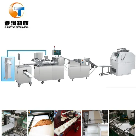 Bread bun production line food Paratha processing machine