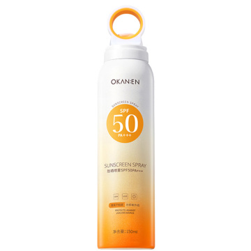 2024 New Design SPF50 Whiten Sunscreen Spray with Factory Price