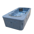 Backyard ao ar livre jacuzzi hidromassagem wi -fi controle quente venda acrílica fria leve banheira de hidromassagem spa