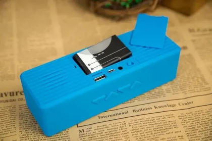 AWS1165 Good Quality Cubic Bluetooth Speaker Battery Removable Bluetooth Speaker Mini Wireless Speaker