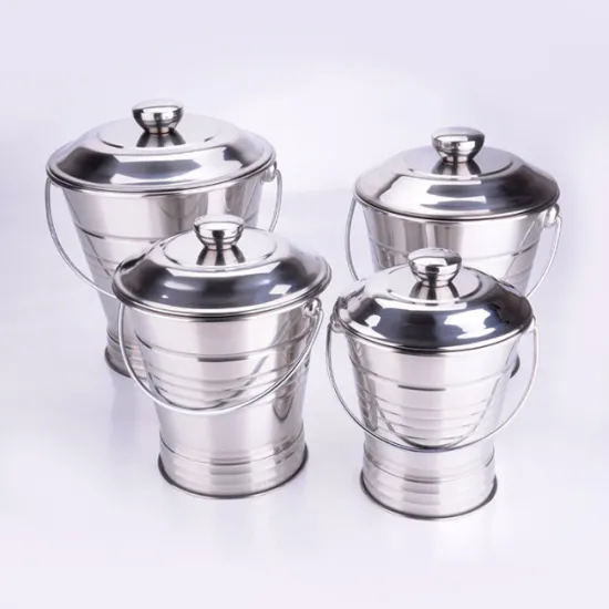 New Design Stainless Steel Food Bucket