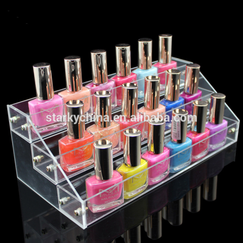 Clear Acrylic Nails Polish Display Rack /nail Polish Holder Cosmetic