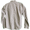 Men Casual Cotton Penuins PrintLong Sleeve Shirt